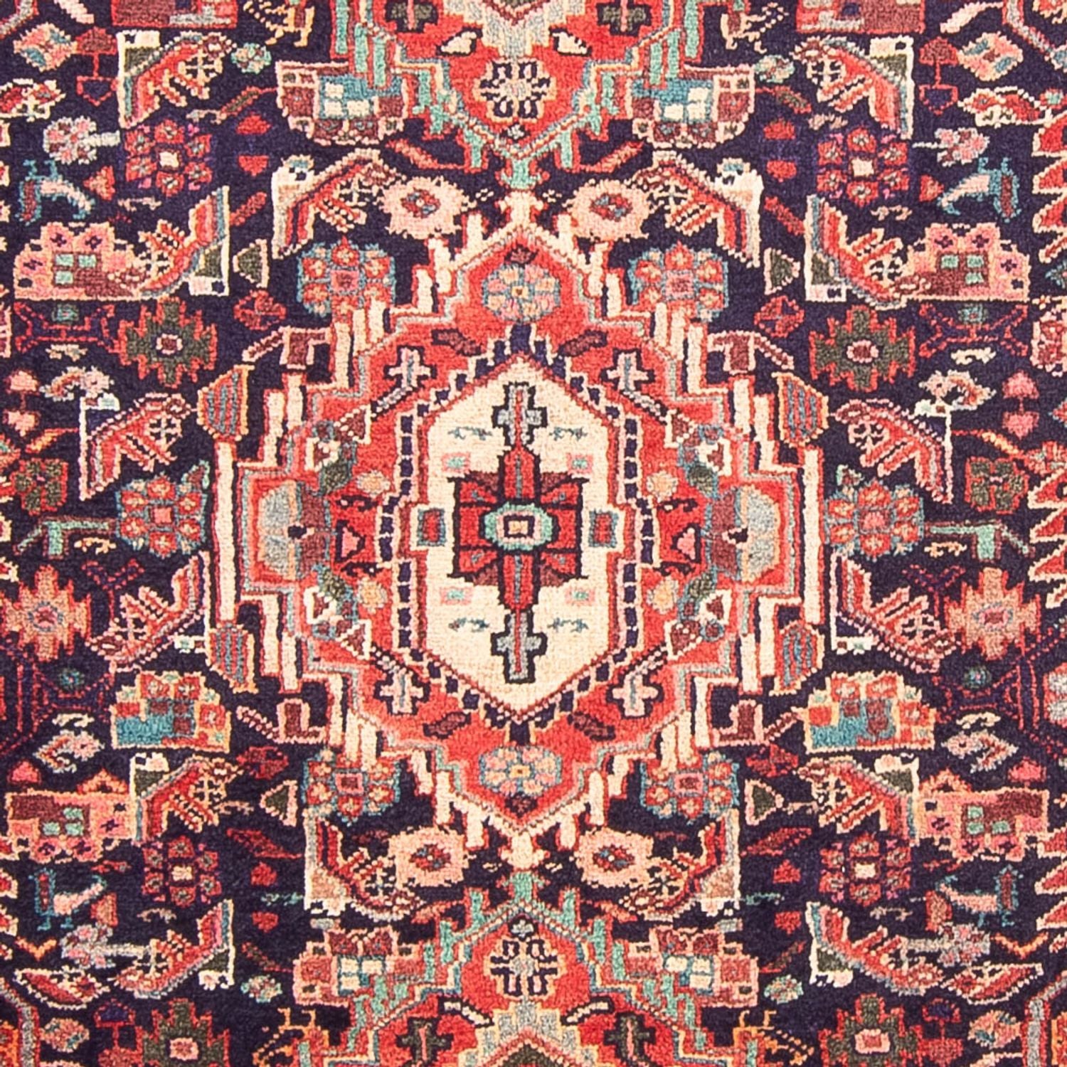 Tapis persan - Nomadic - 307 x 155 cm - bleu foncé