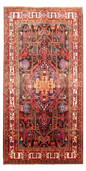 Tapis persan - Nomadic - 310 x 167 cm - bleu