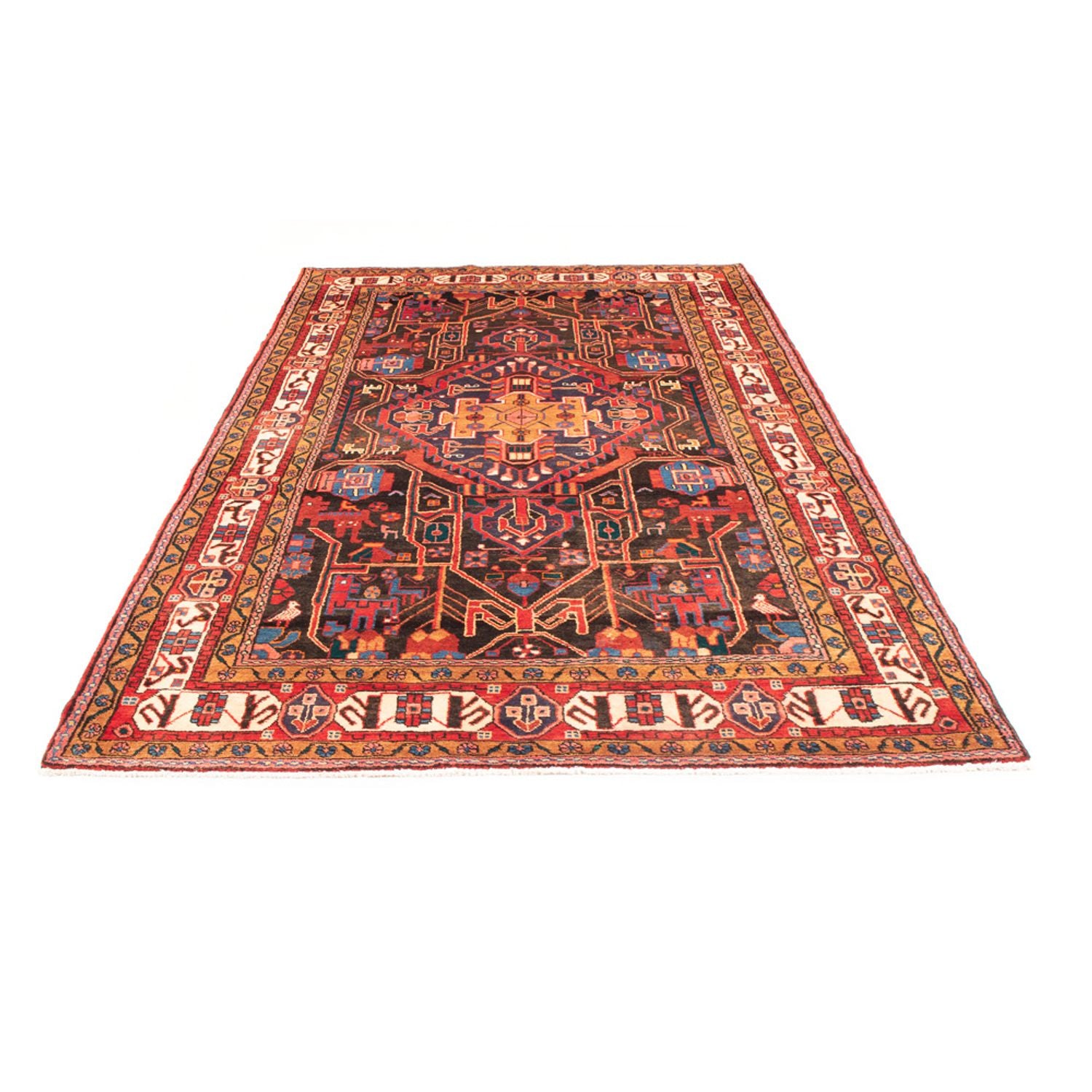 Tapis persan - Nomadic - 310 x 167 cm - bleu