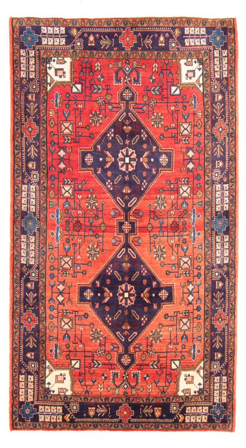 Tapis persan - Nomadic - 257 x 150 cm - rouge