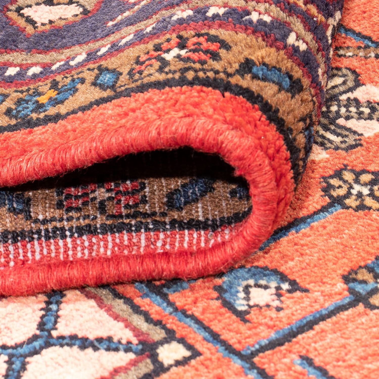 Tapis persan - Nomadic - 257 x 150 cm - rouge