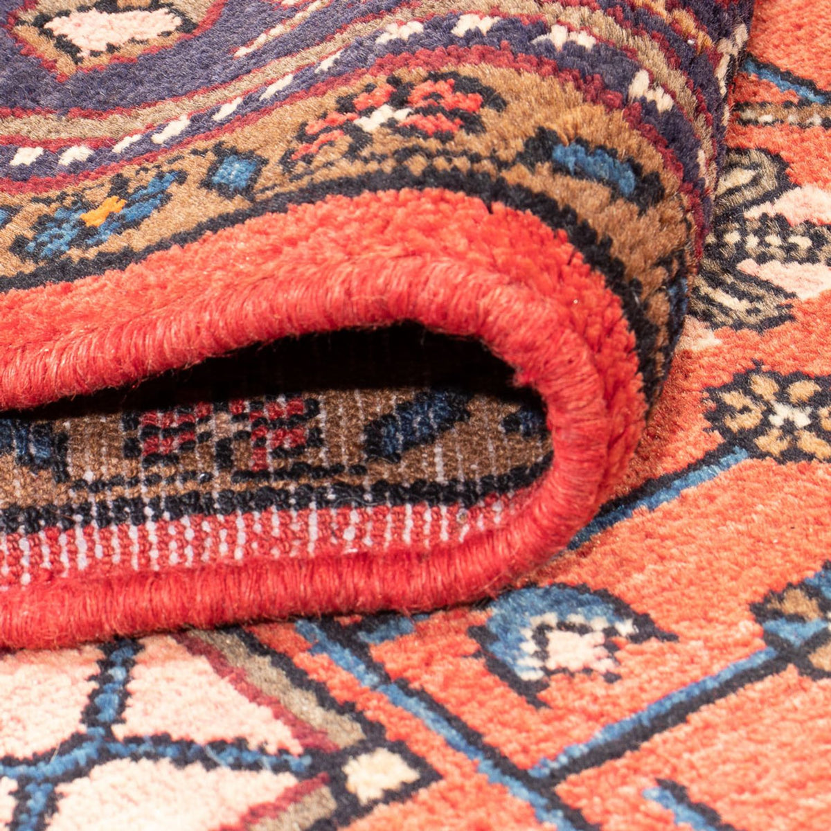 Tapis persan - Nomadic - 257 x 150 cm - rouge