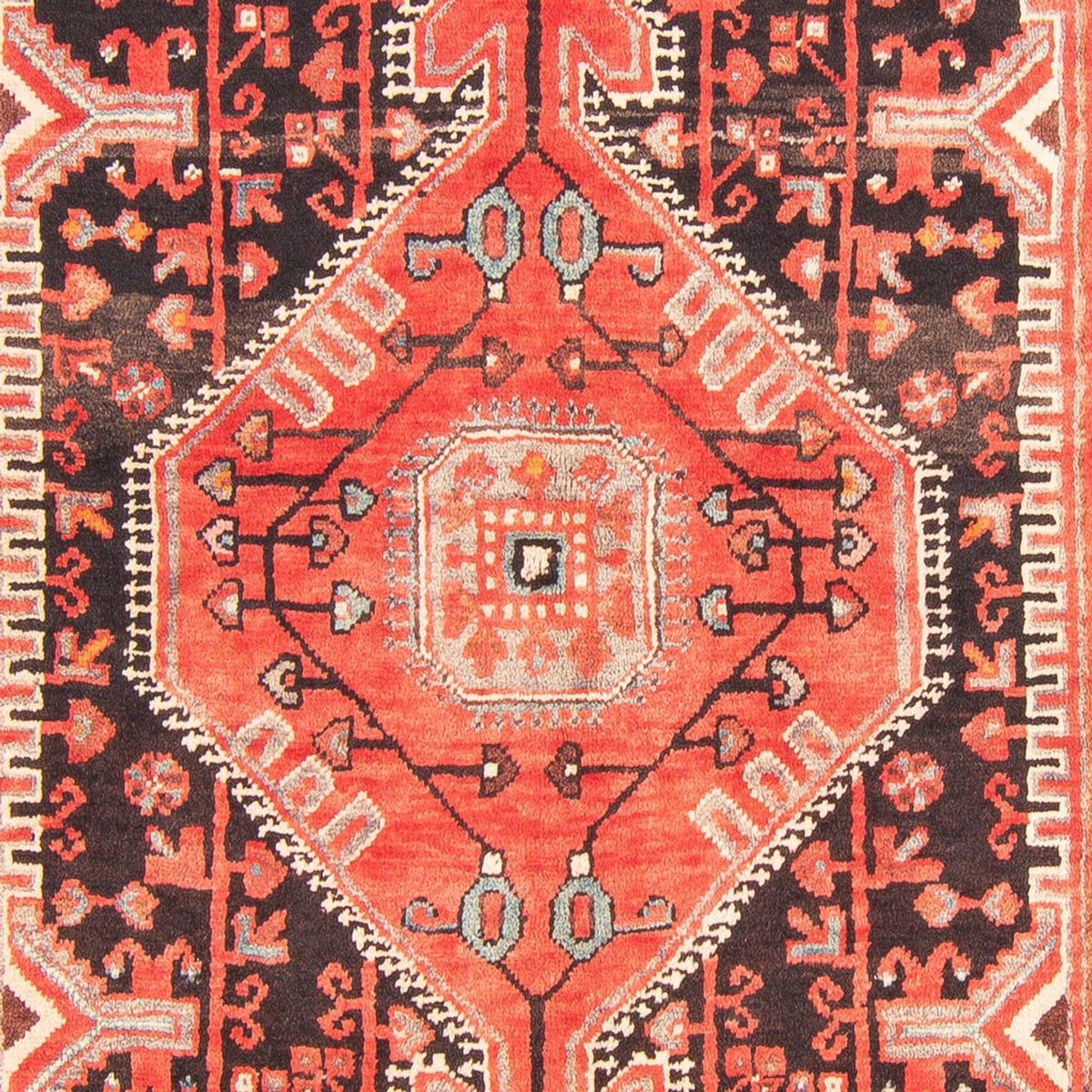 Tapis persan - Nomadic - 260 x 145 cm - bleu foncé