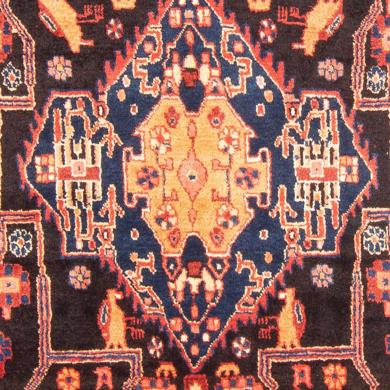Tapis persan - Nomadic - 287 x 155 cm - bleu foncé