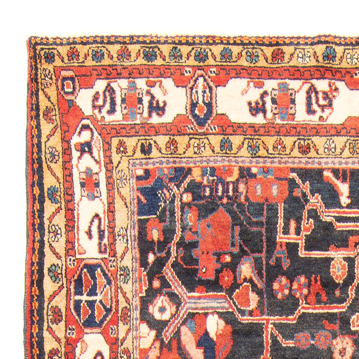 Tapis persan - Nomadic - 277 x 165 cm - bleu foncé