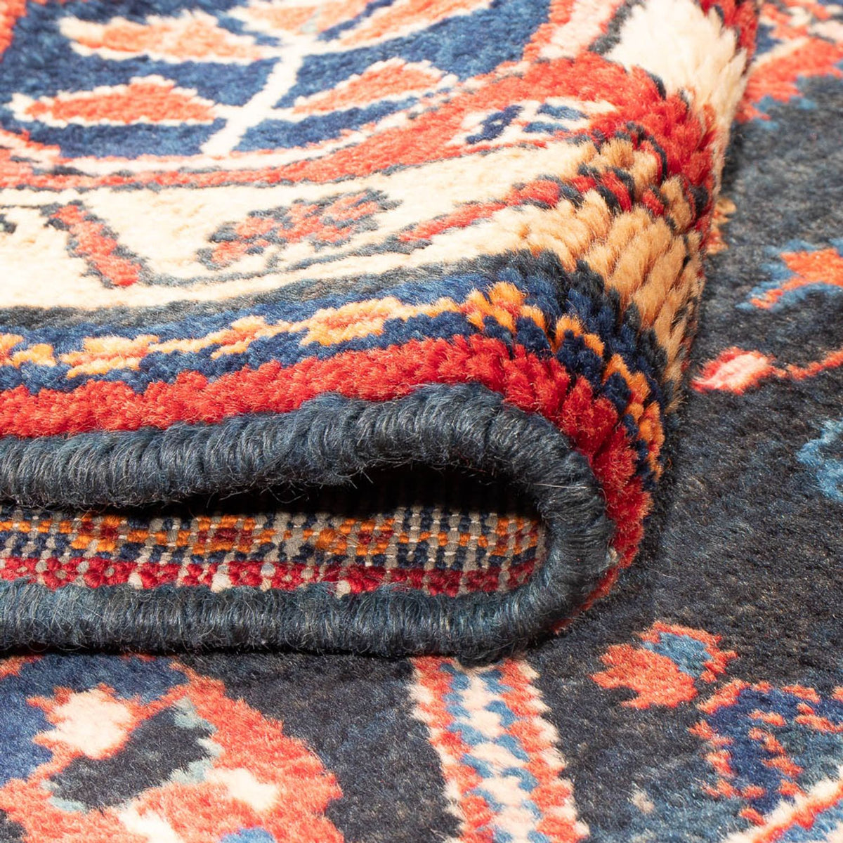 Tapis persan - Nomadic - 277 x 165 cm - bleu foncé