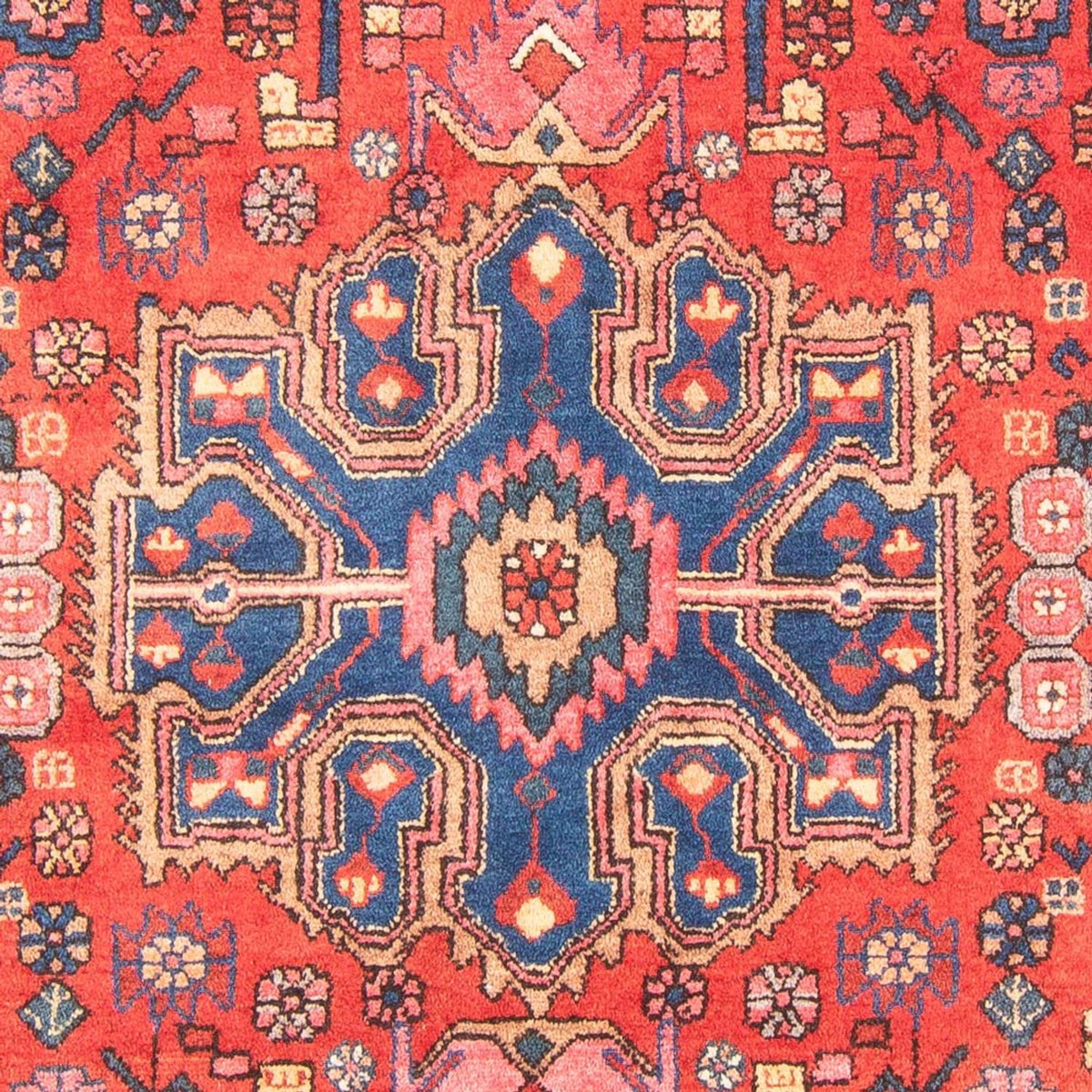 Tapis persan - Nomadic - 298 x 165 cm - rouge