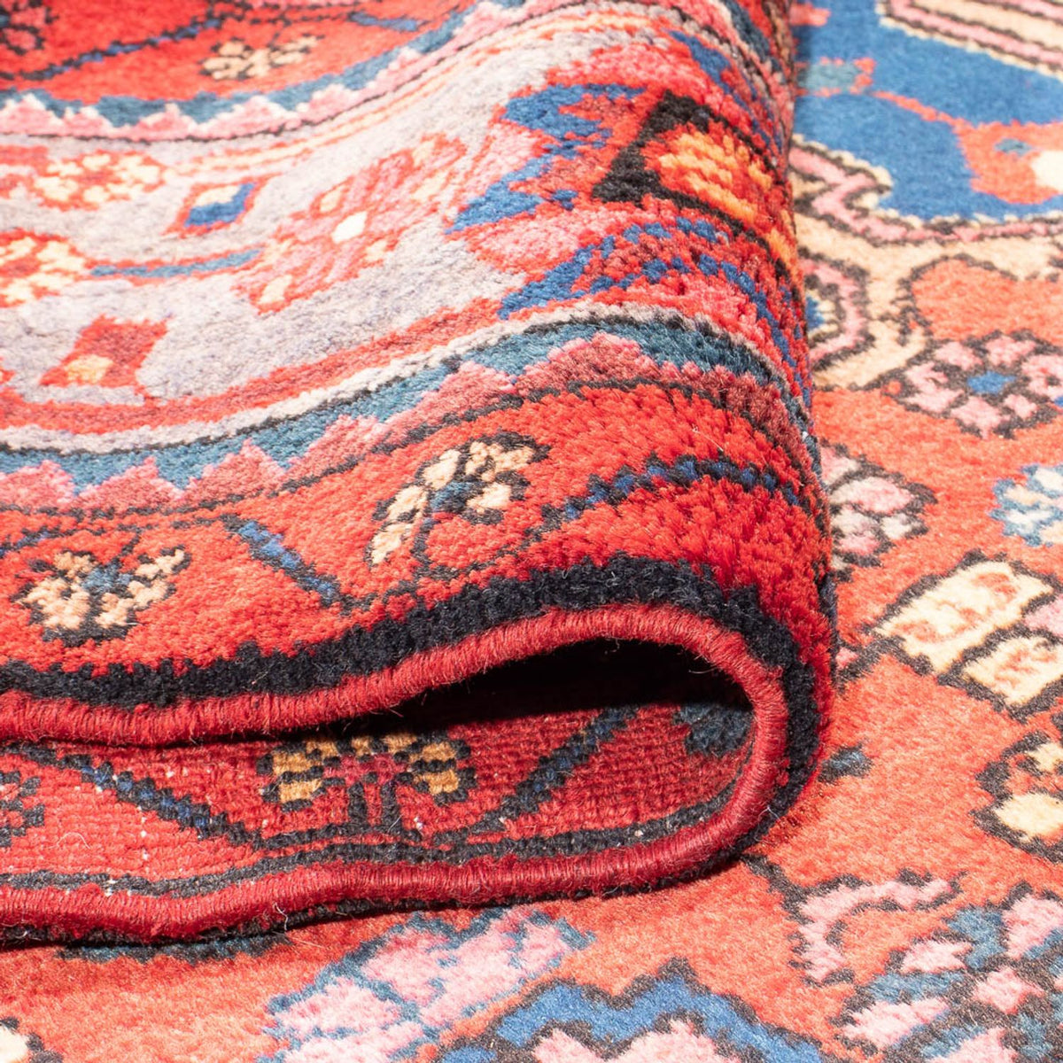 Tapis persan - Nomadic - 298 x 165 cm - rouge