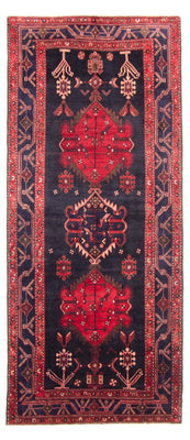 Tapis de couloir Tapis persan - Nomadic - 290 x 134 cm - bleu foncé