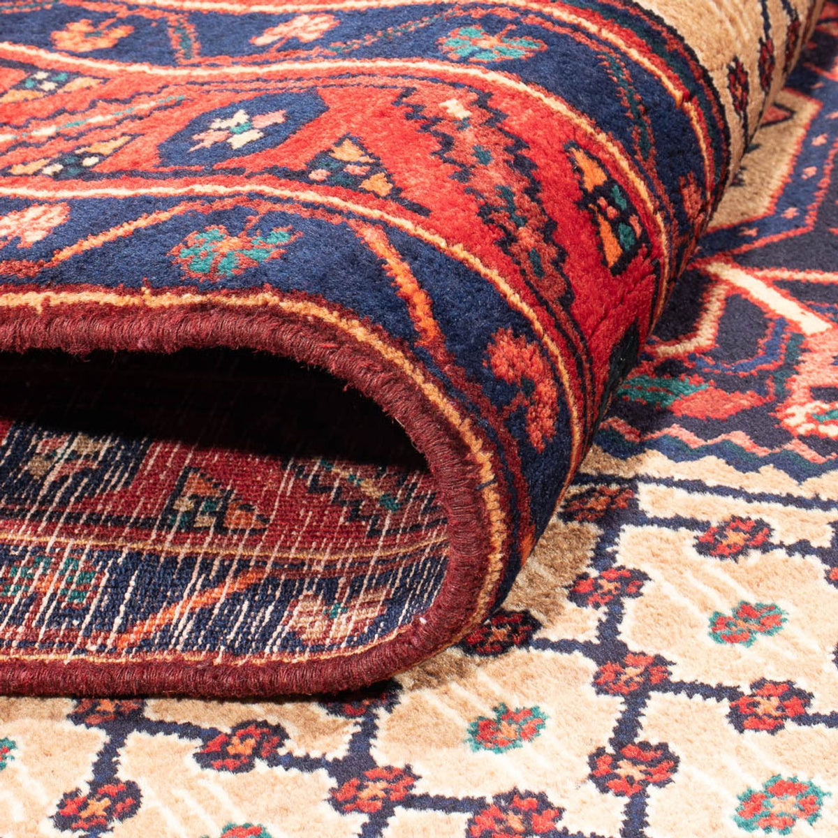 Tapis de couloir Tapis persan - Nomadic - 305 x 145 cm - beige