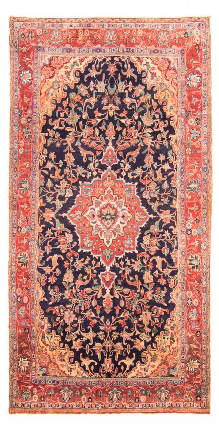 Tapis persan - Nomadic - 295 x 157 cm - bleu foncé