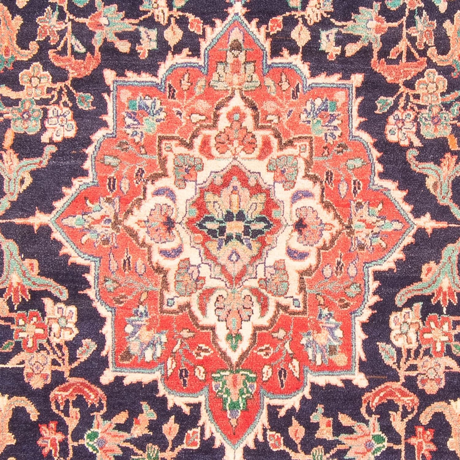 Tapis persan - Nomadic - 295 x 157 cm - bleu foncé