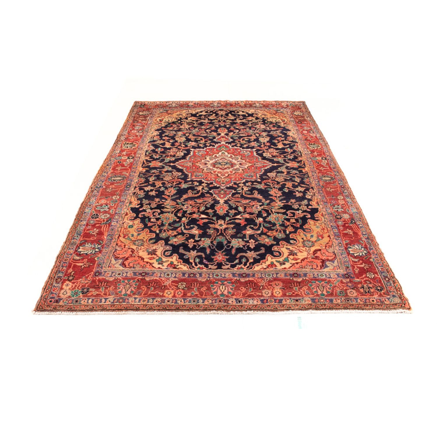 Tapis persan - Nomadic - 295 x 157 cm - bleu foncé