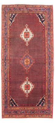 Tapis de couloir Tapis persan - Bidjar - 275 x 140 cm - rouge