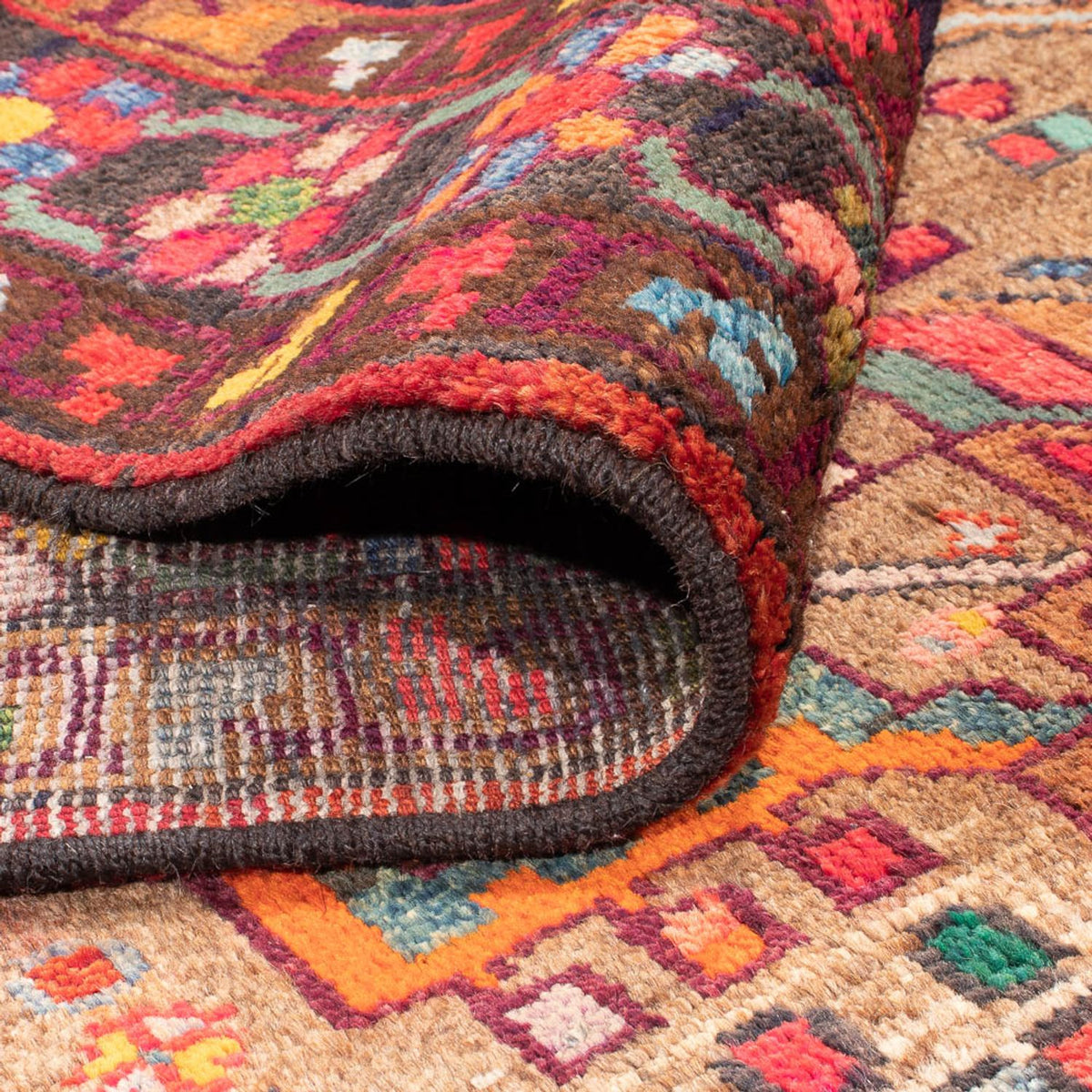 Tapis persan - Nomadic - 310 x 165 cm - rouge