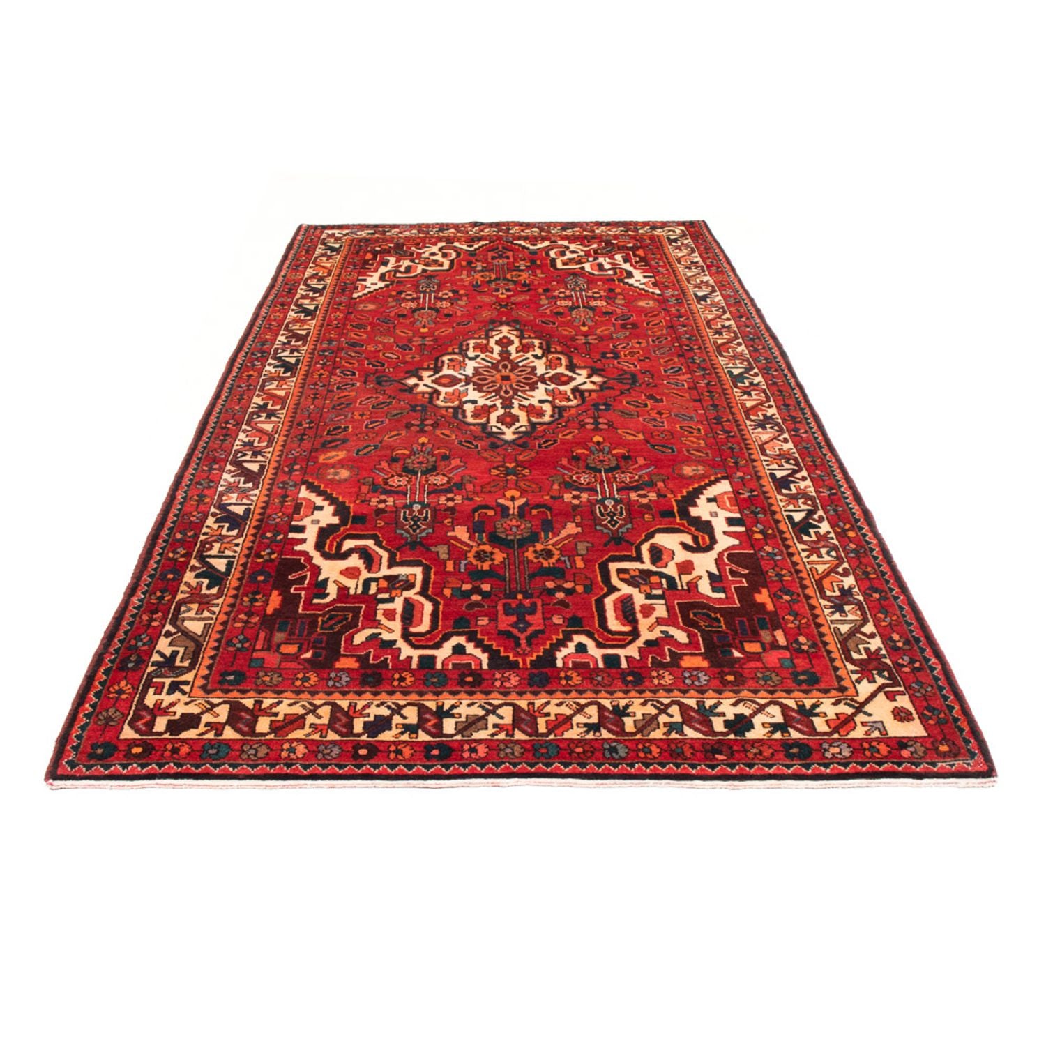 Tapis persan - Nomadic - 303 x 155 cm - rouge