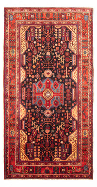 Tapis persan - Nomadic - 295 x 160 cm - bleu foncé