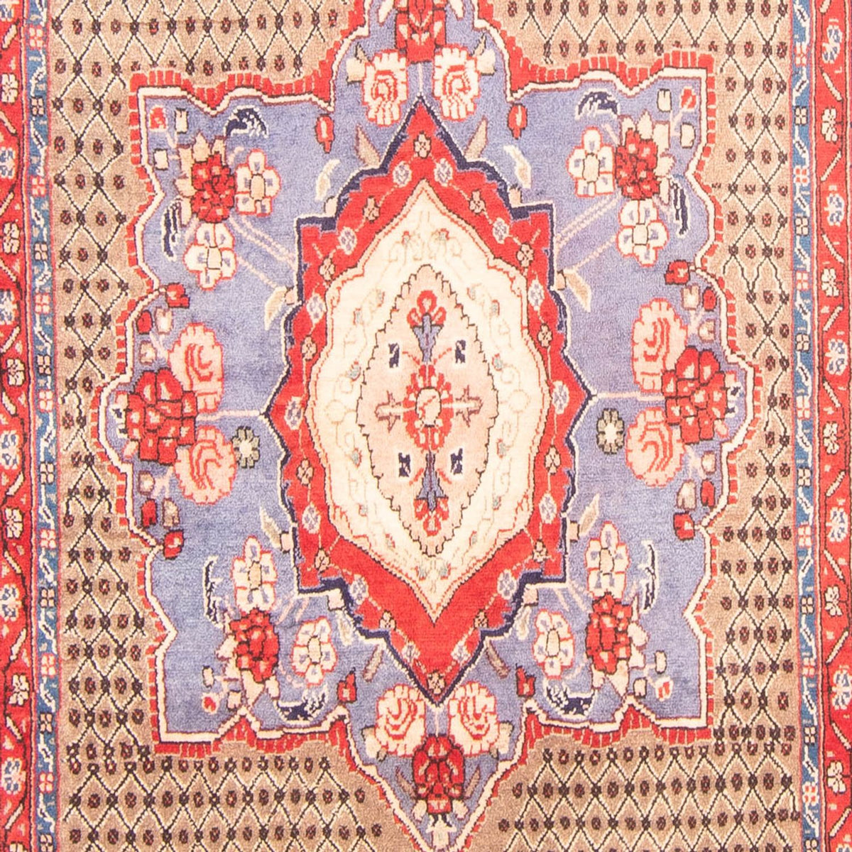 Tapis de couloir Tapis persan - Nomadic - 350 x 150 cm - multicolore