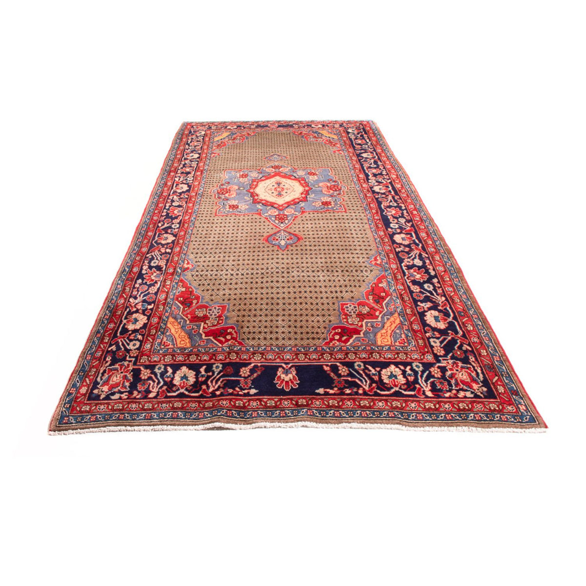 Tapis de couloir Tapis persan - Nomadic - 350 x 150 cm - multicolore
