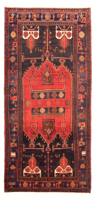 Tapis de couloir Tapis persan - Nomadic - 294 x 145 cm - bleu