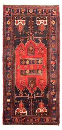 Tapis de couloir Tapis persan - Nomadic - 294 x 145 cm - bleu