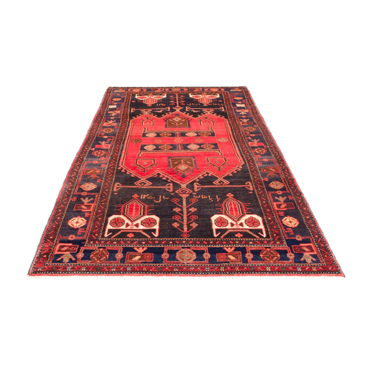 Tapis de couloir Tapis persan - Nomadic - 294 x 145 cm - bleu