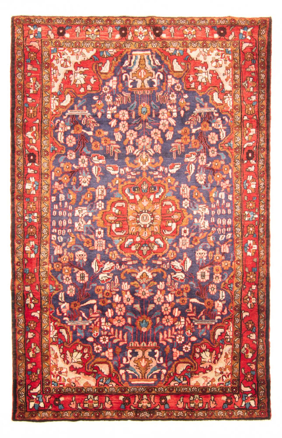 Tapis persan - Nomadic - 265 x 174 cm - bleu