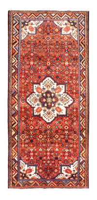 Tapis de couloir Tapis persan - Nomadic - 350 x 158 cm - rouge