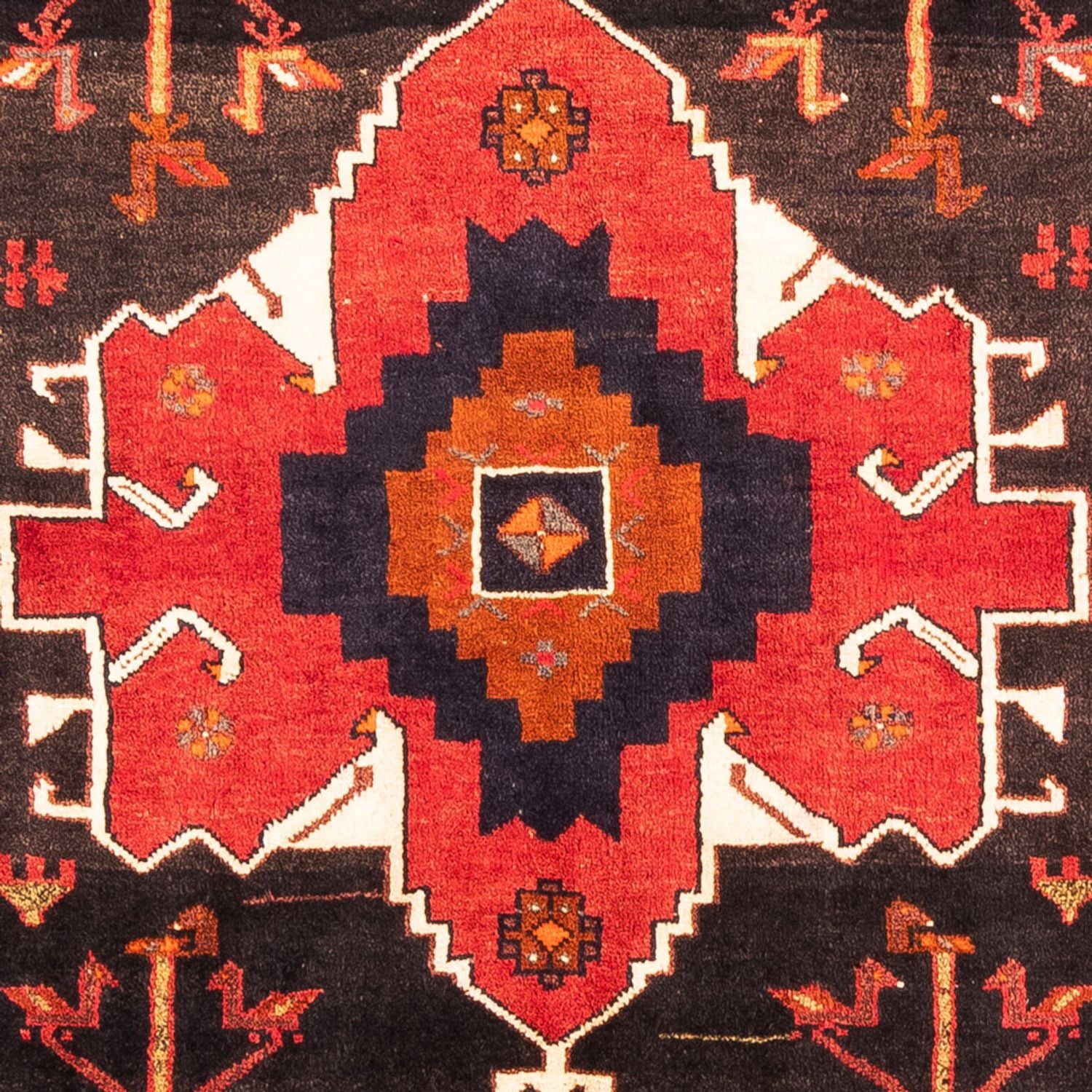 Tapis persan - Nomadic - 303 x 162 cm - bleu foncé