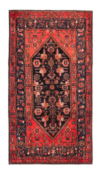 Tapis persan - Nomadic - 300 x 170 cm - bleu foncé