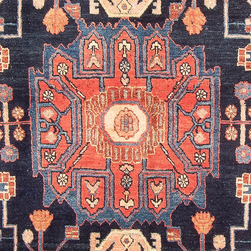 Tapis persan - Nomadic - 300 x 156 cm - bleu foncé