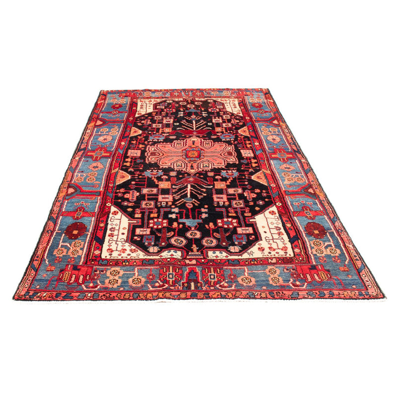 Tapis persan - Nomadic - 312 x 153 cm - bleu foncé