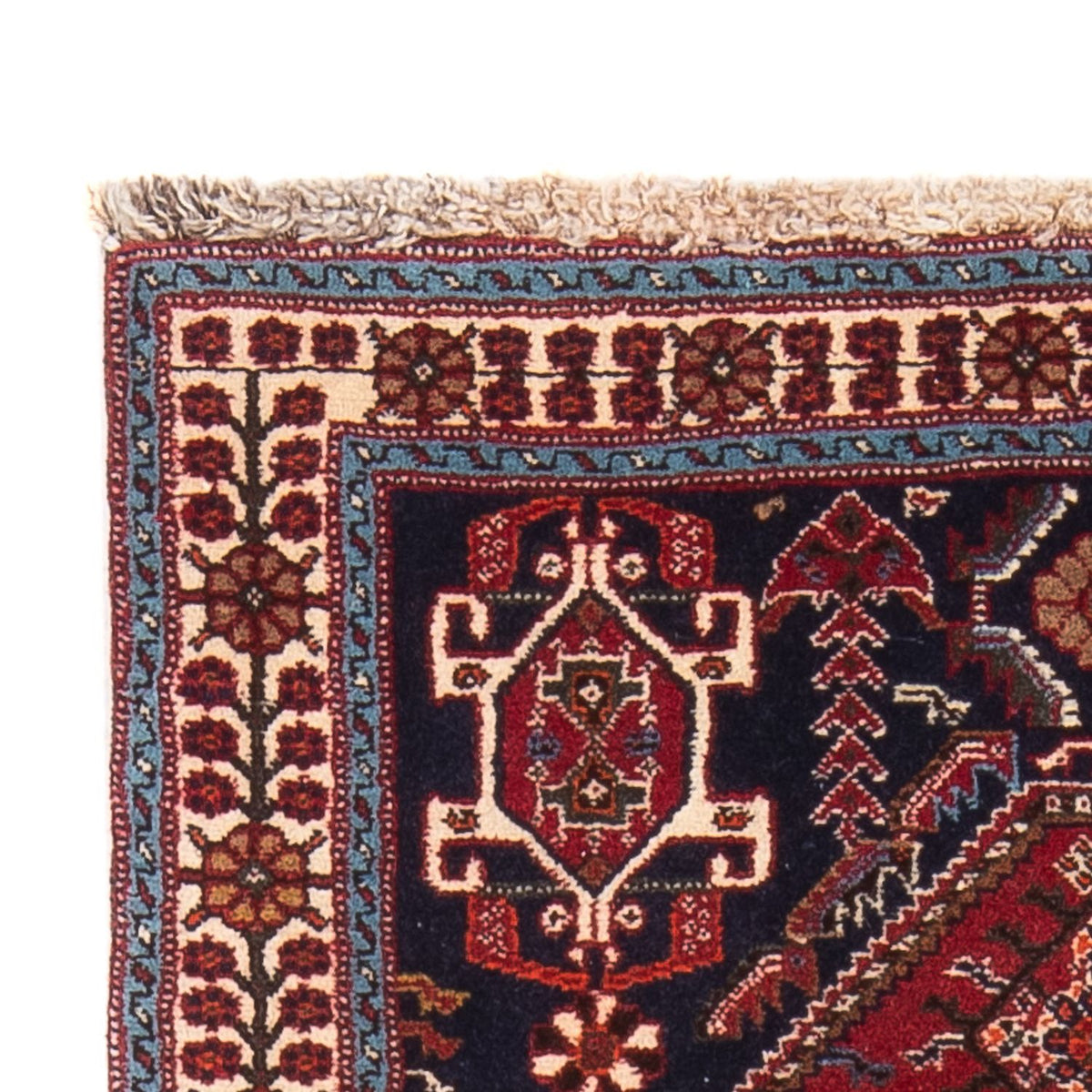 Tapis persan - Nomadic - 147 x 75 cm - rouge