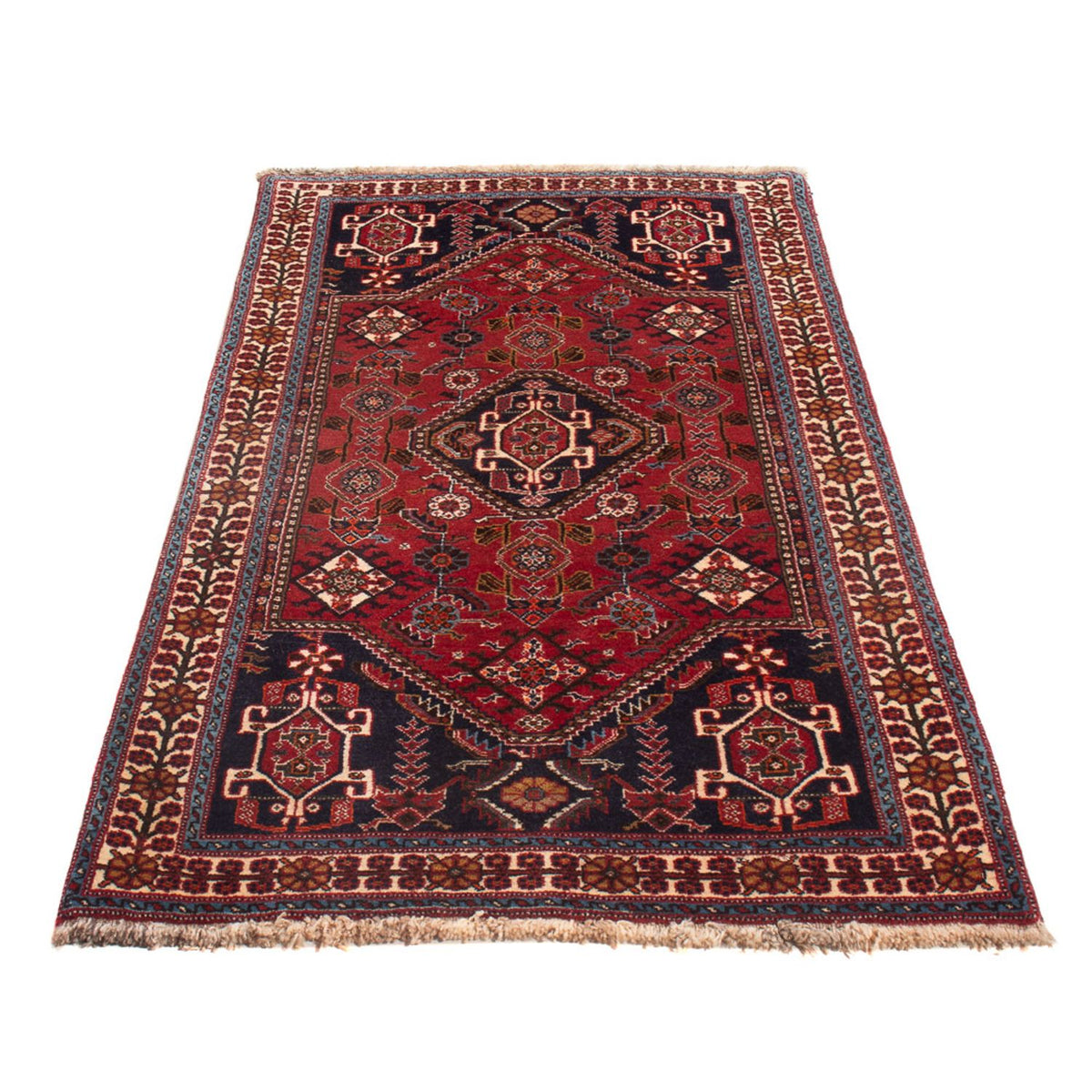 Tapis persan - Nomadic - 147 x 75 cm - rouge