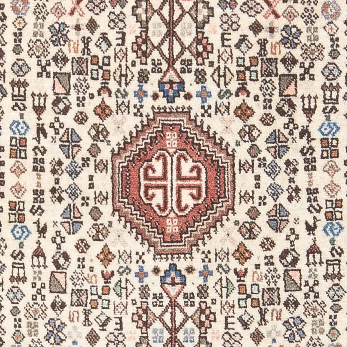 Tapis de couloir Tapis persan - Nomadic - 160 x 70 cm - crème