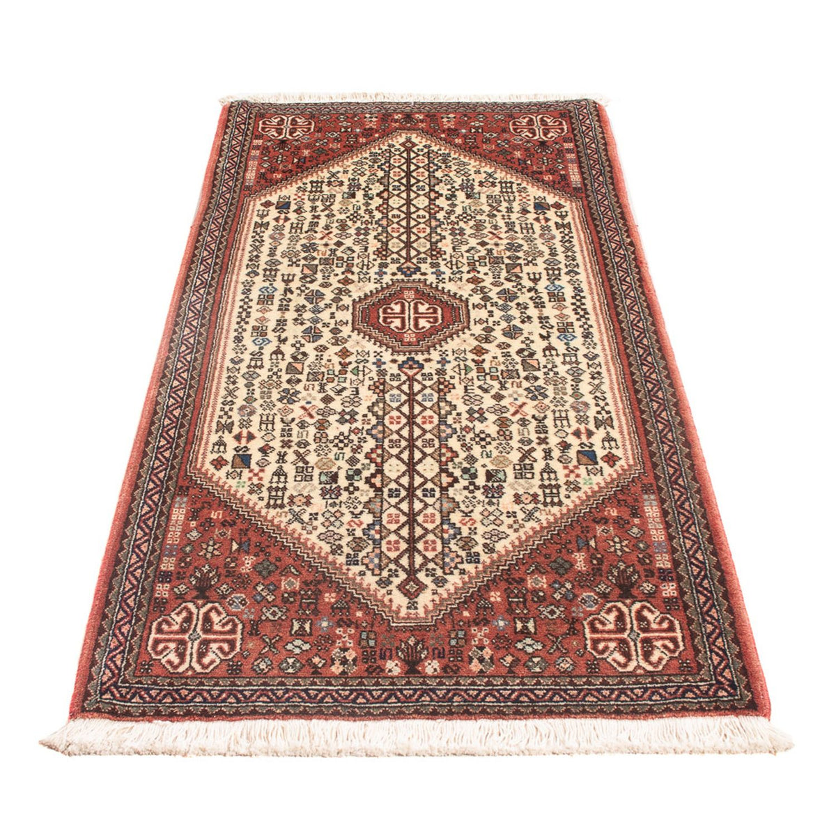 Tapis de couloir Tapis persan - Nomadic - 160 x 70 cm - crème