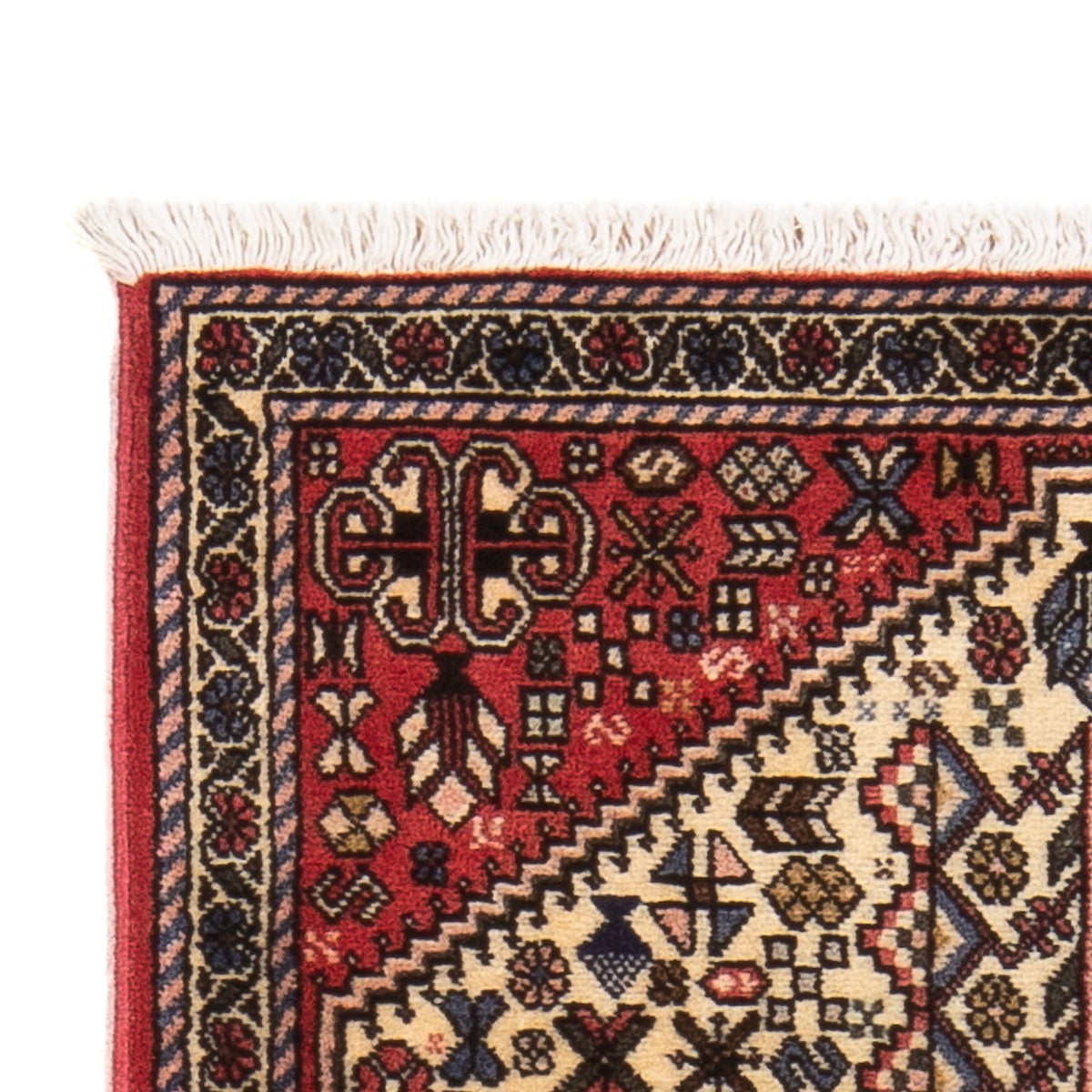 Tapis persan - Nomadic - 150 x 67 cm - crème