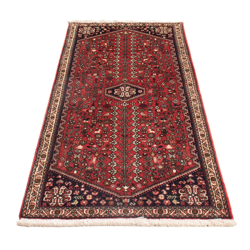 Tapis de couloir Tapis persan - Nomadic - 156 x 63 cm - rouge