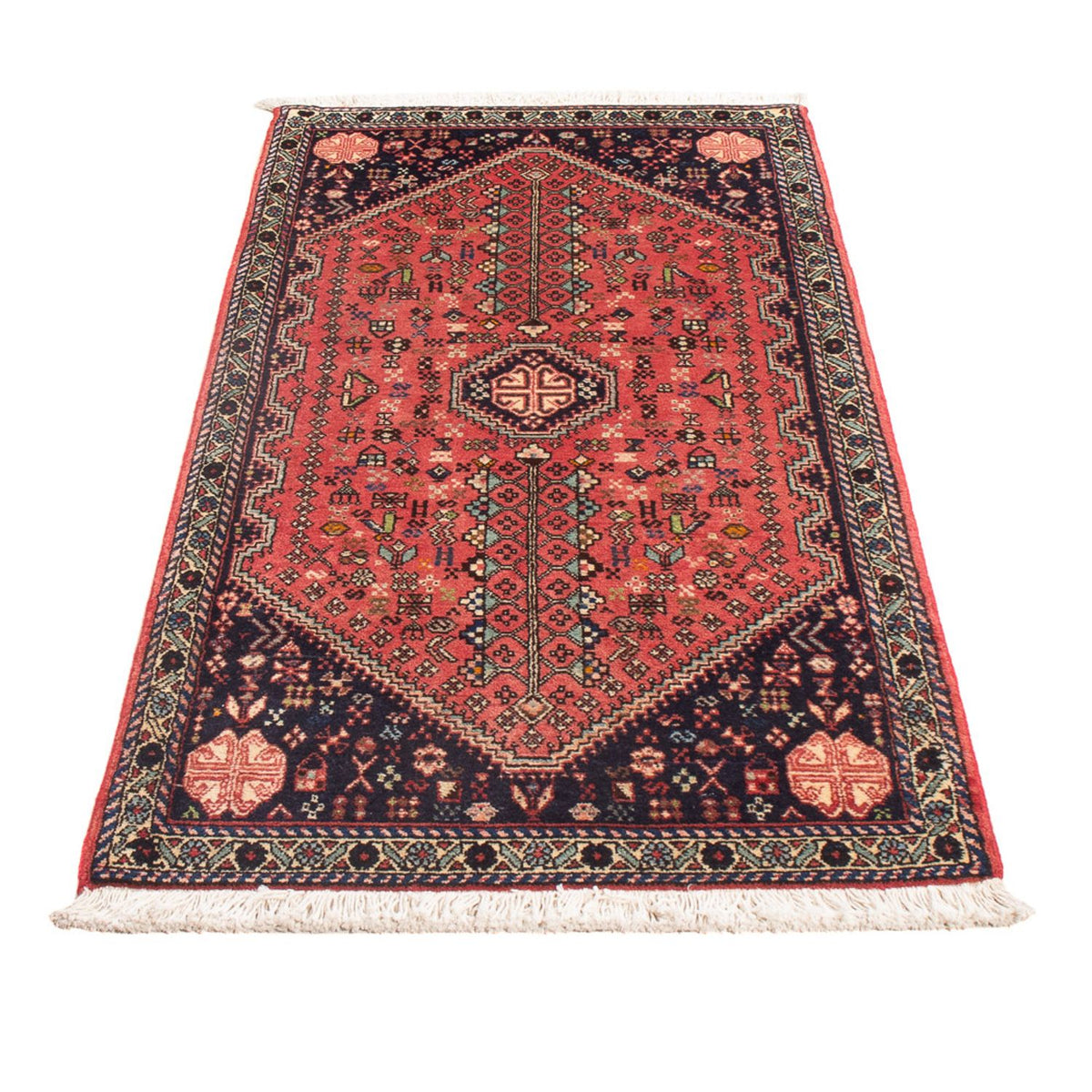 Tapis persan - Nomadic - 146 x 67 cm - rouge