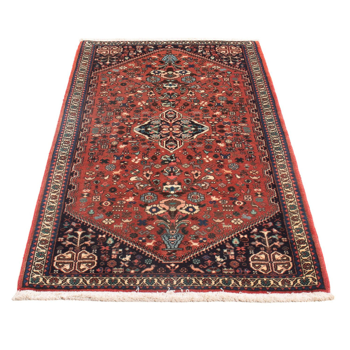 Tapis persan - Nomadic - 147 x 75 cm - rouge