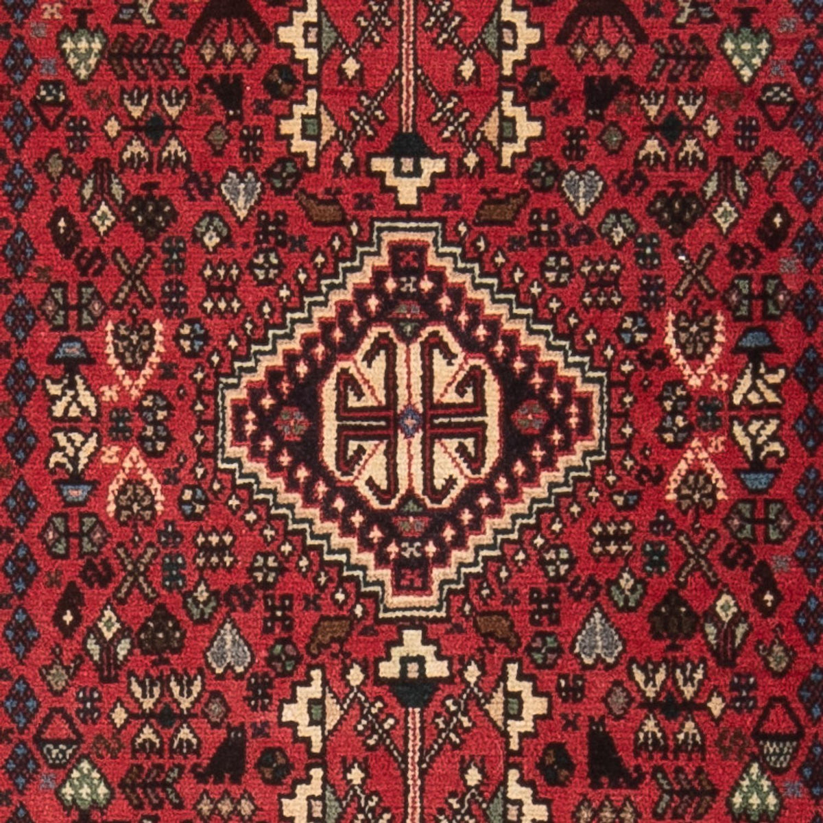 Tapis de couloir Tapis persan - Nomadic - 155 x 70 cm - rouge