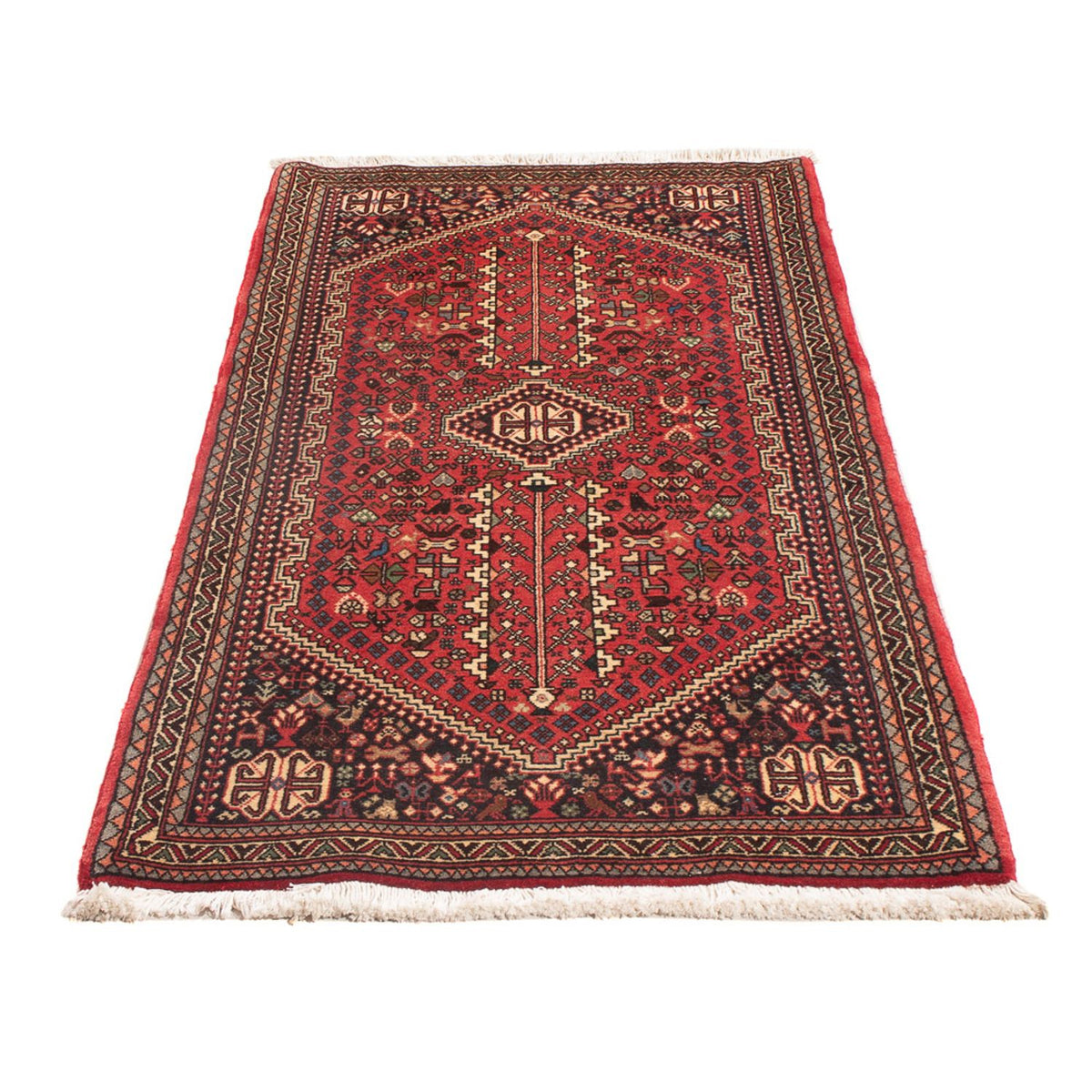 Tapis de couloir Tapis persan - Nomadic - 155 x 70 cm - rouge