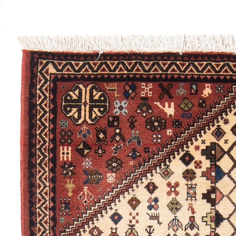Tapis persan - Nomadic - 128 x 82 cm - crème