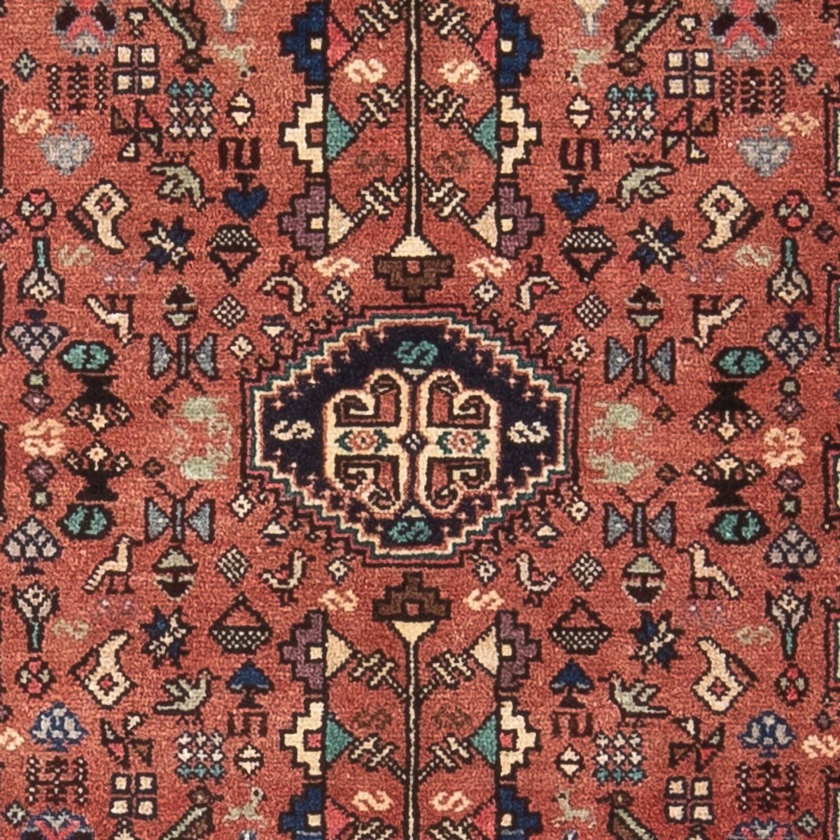 Tapis persan - Nomadic - 150 x 65 cm - rouge