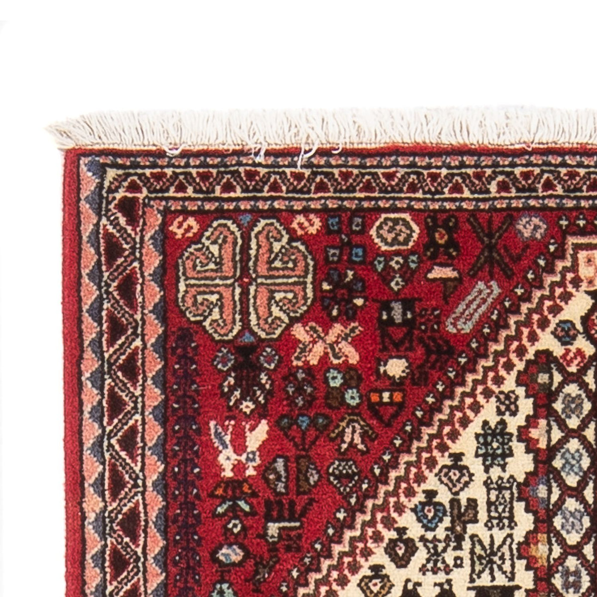 Tapis persan - Nomadic - 147 x 70 cm - crème