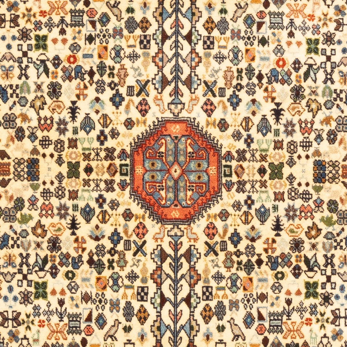 Tapis persan - Nomadic - 148 x 100 cm - beige