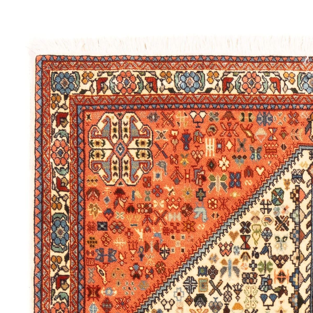 Tapis persan - Nomadic - 148 x 100 cm - beige