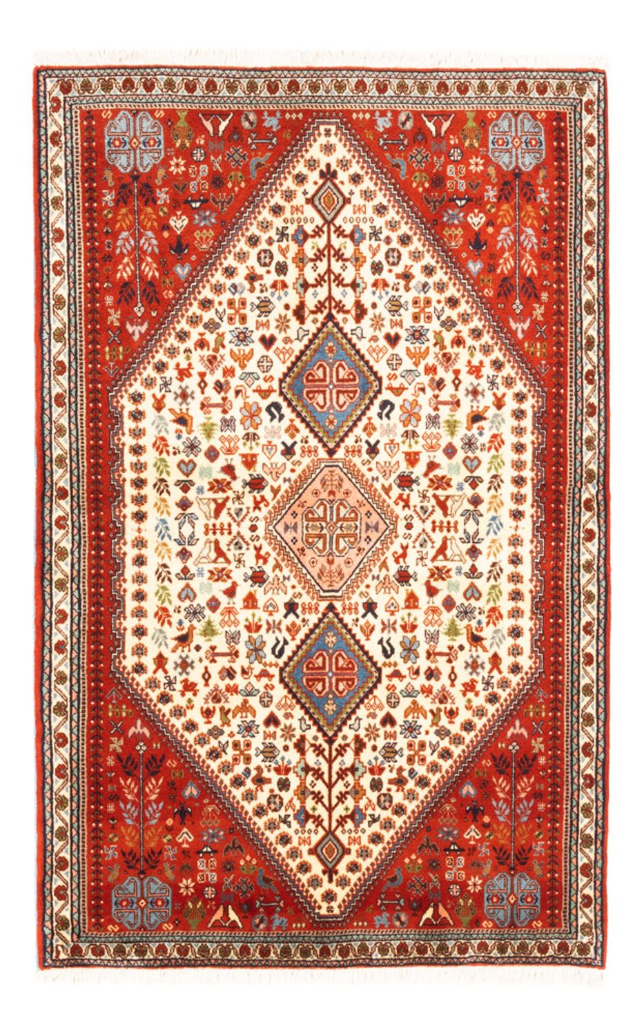 Tapis persan - Nomadic - 150 x 100 cm - beige