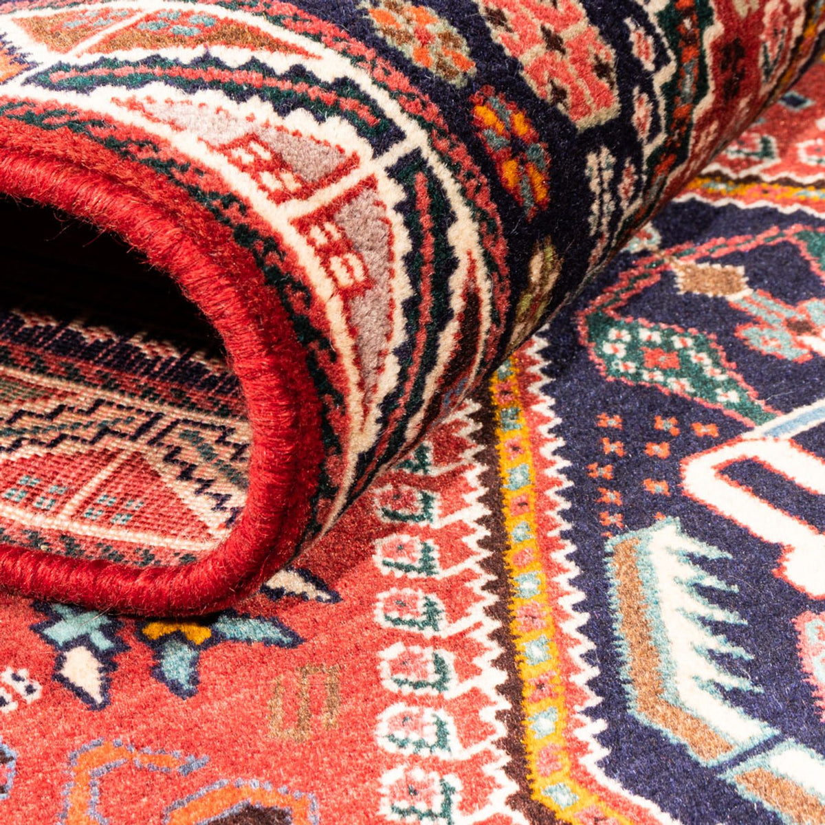 Tapis de couloir Tapis persan - Nomadic - 200 x 84 cm - rouille