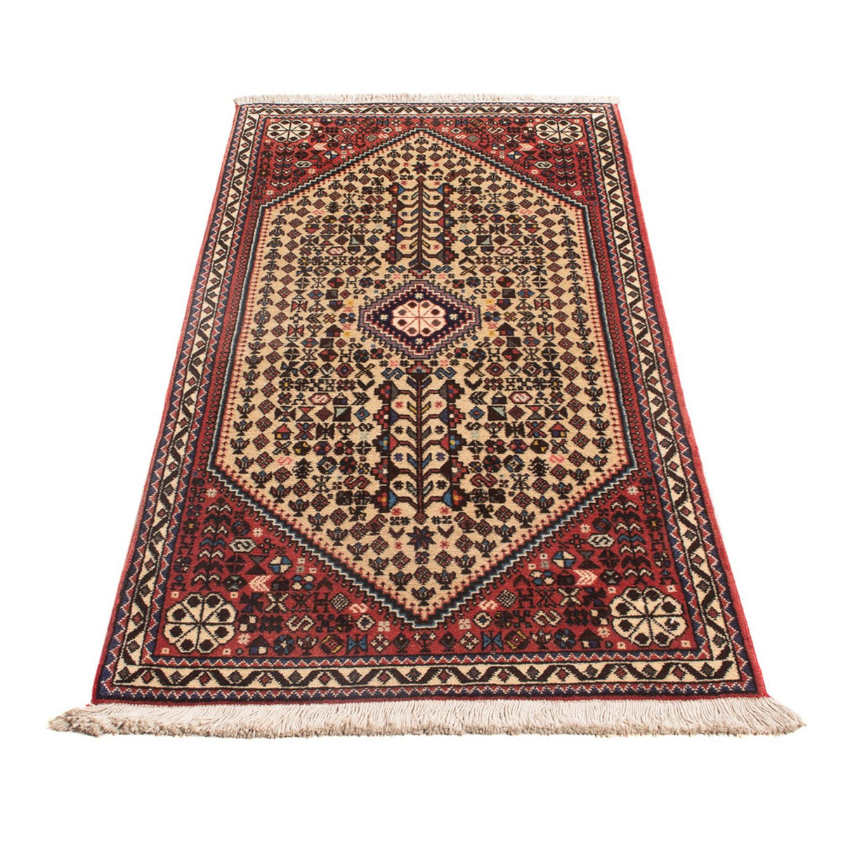 Tapis persan - Nomadic - 147 x 63 cm - crème